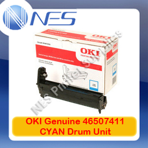 OKI Genuine 46507411 CYAN Imaging Drum Unit for C712/C712n/C712dn (30K)